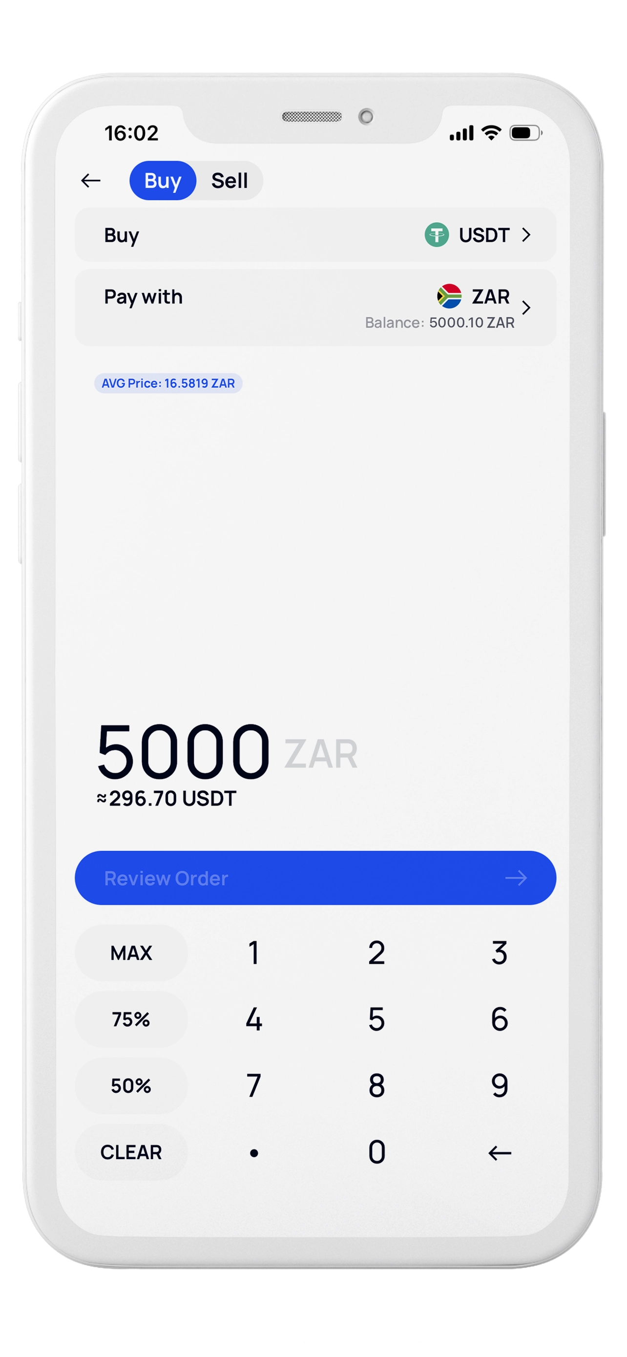 Buy USDT